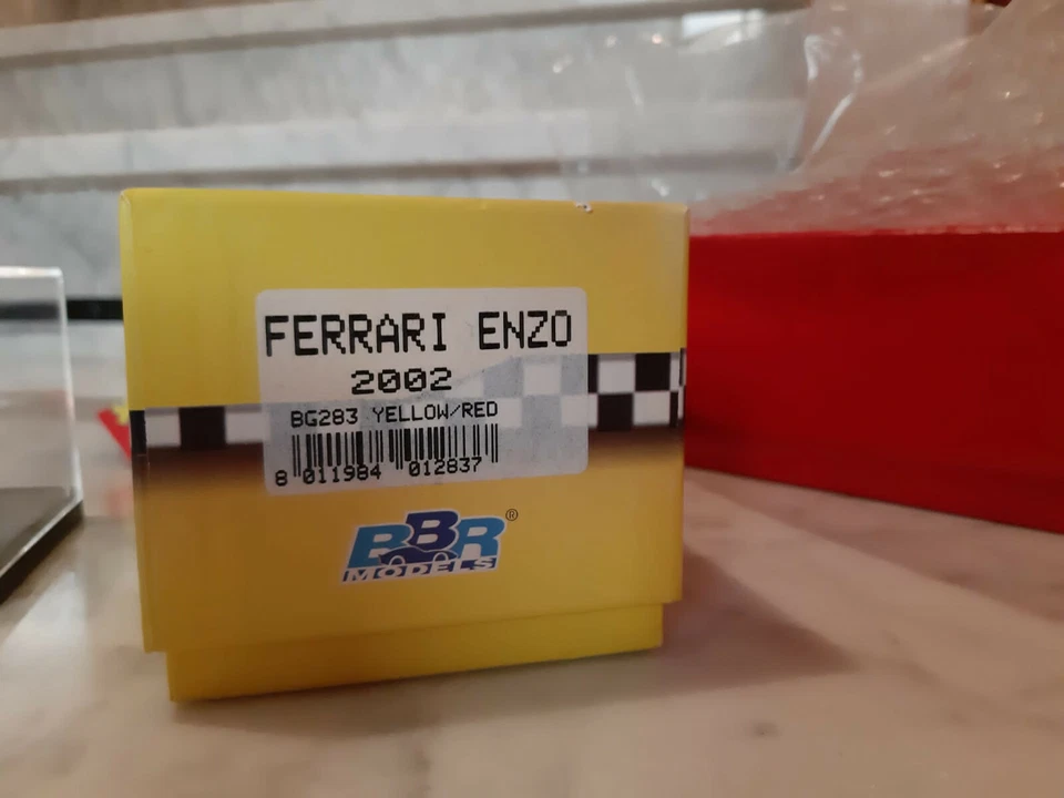 Ferrari Enzo 2002 Yellow/Red serie oro 1/43 lim.ed.115/200 pcs BG283 BBR - Immagine 3 di 4
