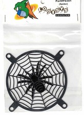 LOGISYS Computer FG301 Spider chrome Laser Cut Fan Grill