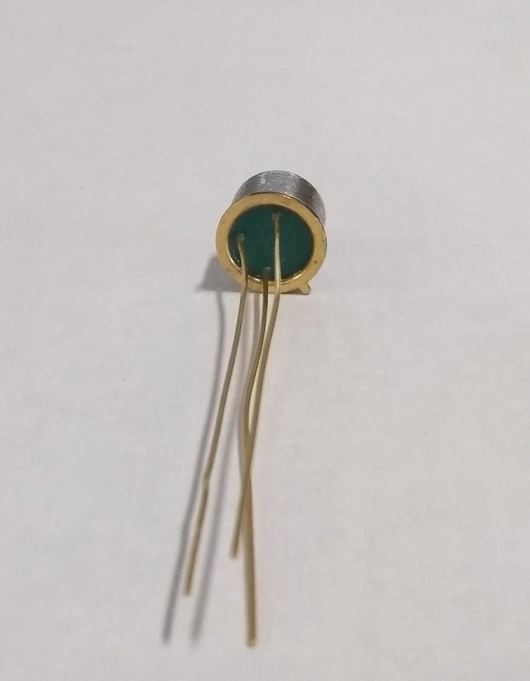 GI 2N445A VINTAGE POWER TRANSISTOR OLD GOLD - Image 2 of 2