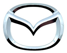 Chrome Mazda Front Grille Emblem Silver Logo Badge For Mazda 2 3 5 6 Cx Models