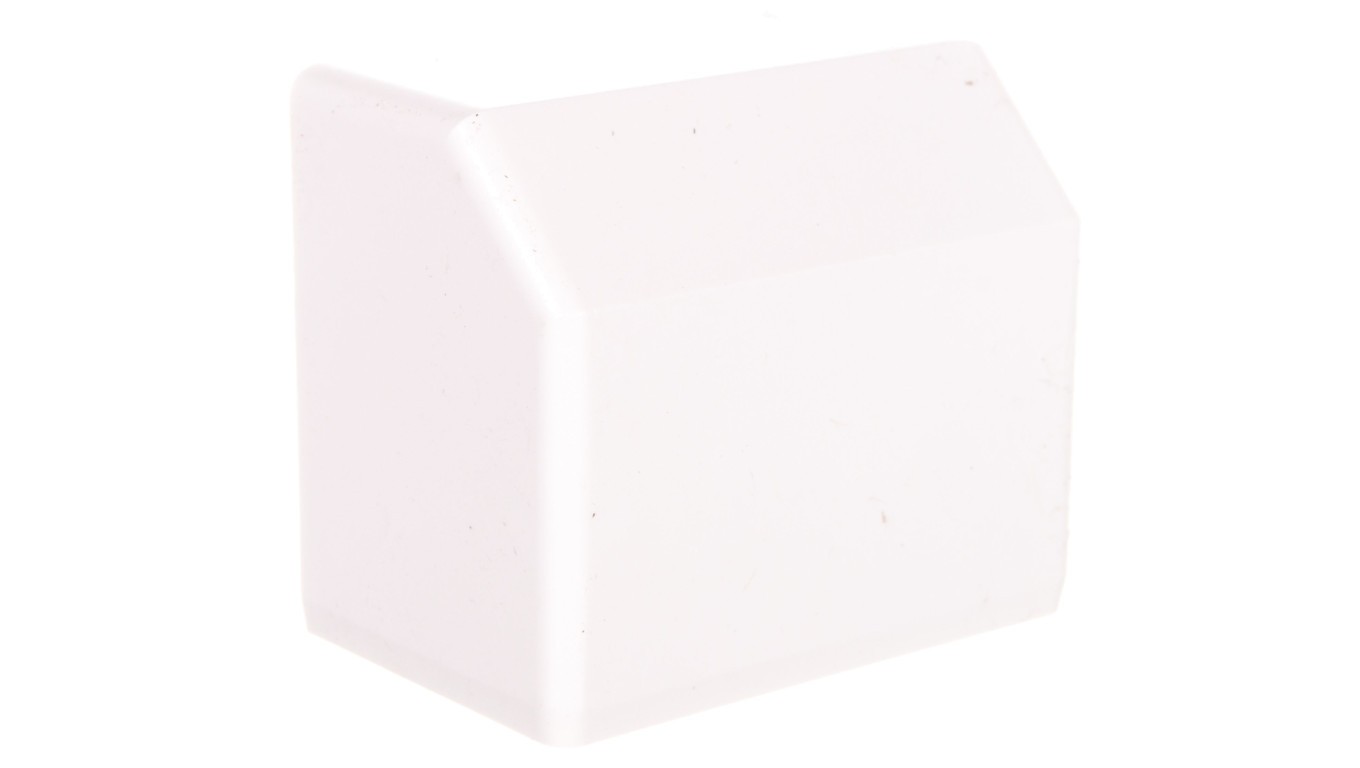 LH 60x40mm Cream White 8651 8651_HB Duct End Cover
