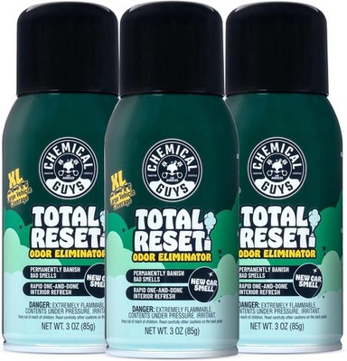 Chemical Guys - Total Reset Odor Eliminator - New Car Smell (3 oz) (3 Pack)