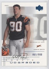 2001 UD Graded Making the Grade /900 Justin Smith (Portrait) #78 Rookie RC 0j6