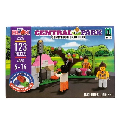 25880 - Educational Used Central Park Construction Blocks Building Toy Set for C