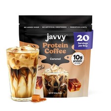 Caramel Protein Iced Coffee - Premium Whey Protein Instant Iced Coffees - 100