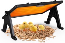 Chick Brooder Plate, 12"x16.5" Adjustable Double-Sided Heating Plate with LED