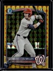 2025 Bowman Draft Eli Willits Chrome Gold Geometric Refractor 1st #/50 Nationals