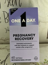 One A Day Pregnancy Recovery Postnatal Dietary Supplement 60 Softgels Exp 6/27