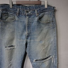 70s Levi s 505 early 66 Levi s denim pants jeans with damage USA made vintage W