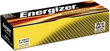 Energizer R 9-Volt Alkaline Industrial Batteries, Box Of 12in.