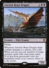 Ancient Brass Dragon - Normal NM MTG Commander Legends: Battle for Baldur's Gate