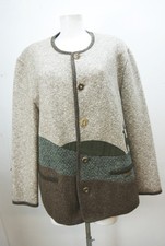Giesswein dicke Besatz Walkjacke neuwertig Wolle/Baumwolle Trachtenjacke Gr.54