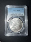 1889 MS 64 Morgan Silver Dollar PCGS Graded