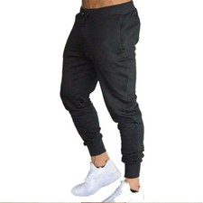Men Running Jogger Pants Gym Fitness Breathable Sports Casual Trousers