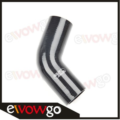 NEW Black 60 Degree 2'' inch ID Silicone Hose Pipe Turbo Coupler 4 Layer US STOCK