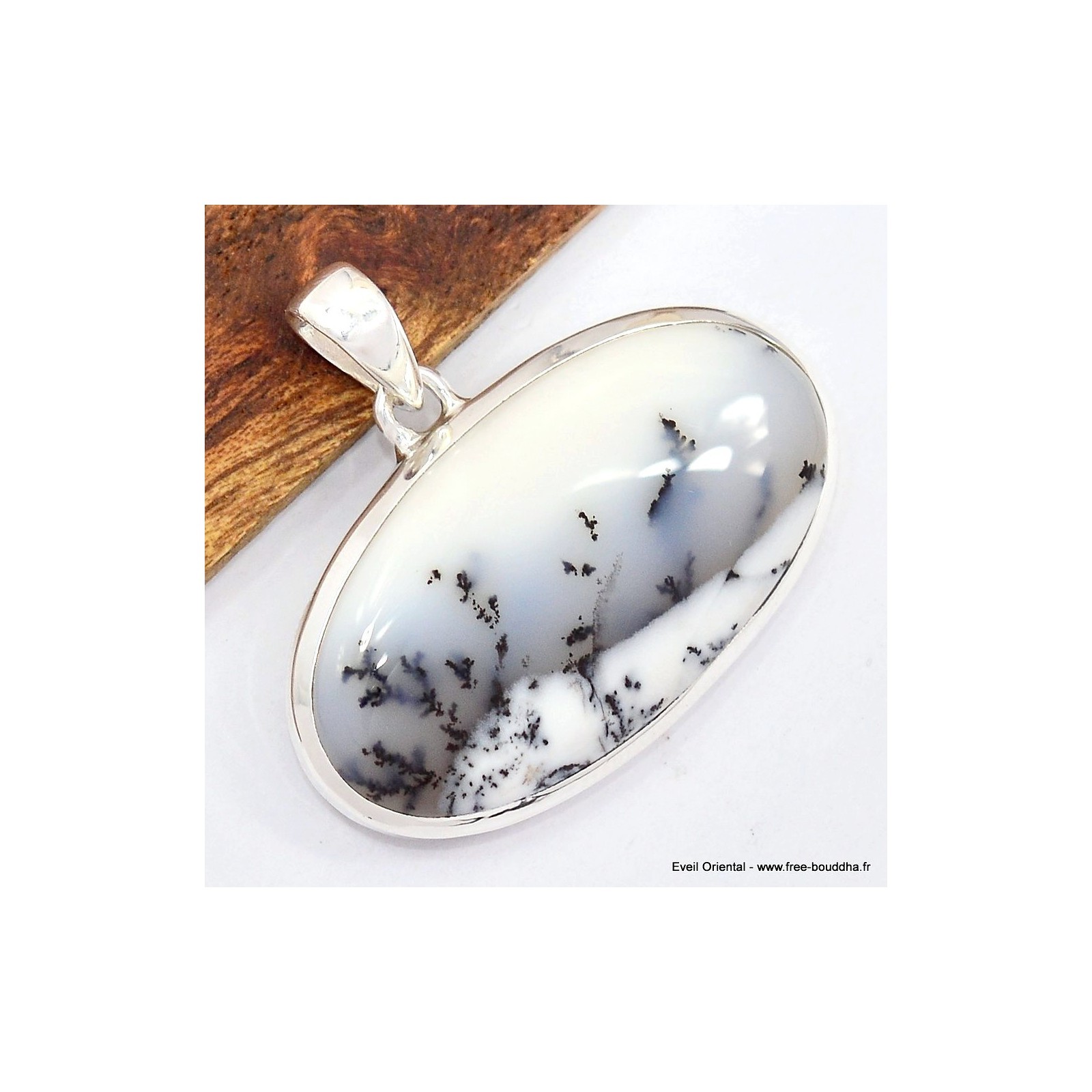 Pendentif Merlinite SK5.5 cadeau unique en pierre naturelle pour anniversaire