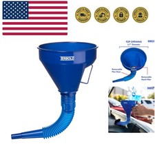 Automotive Flex Funnel with Hose Wide Mouth Flexible Oil Funnel for Automot...