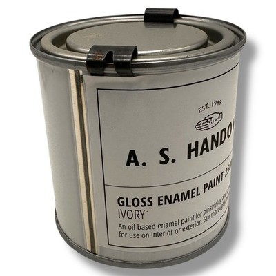 Emaillefarbe Ölbasis Elfenbeinweiß Übergabe Signwriting & Nadelstreifen - 250ml