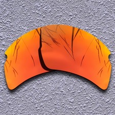 US Fire Red Replacement Lens For-Oakley Flak 2.0 Asian Fit OO9271 Polarized