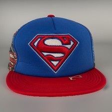 DC Comics Superman Logo Snapback Cap Hat Red  Blue Great Gift