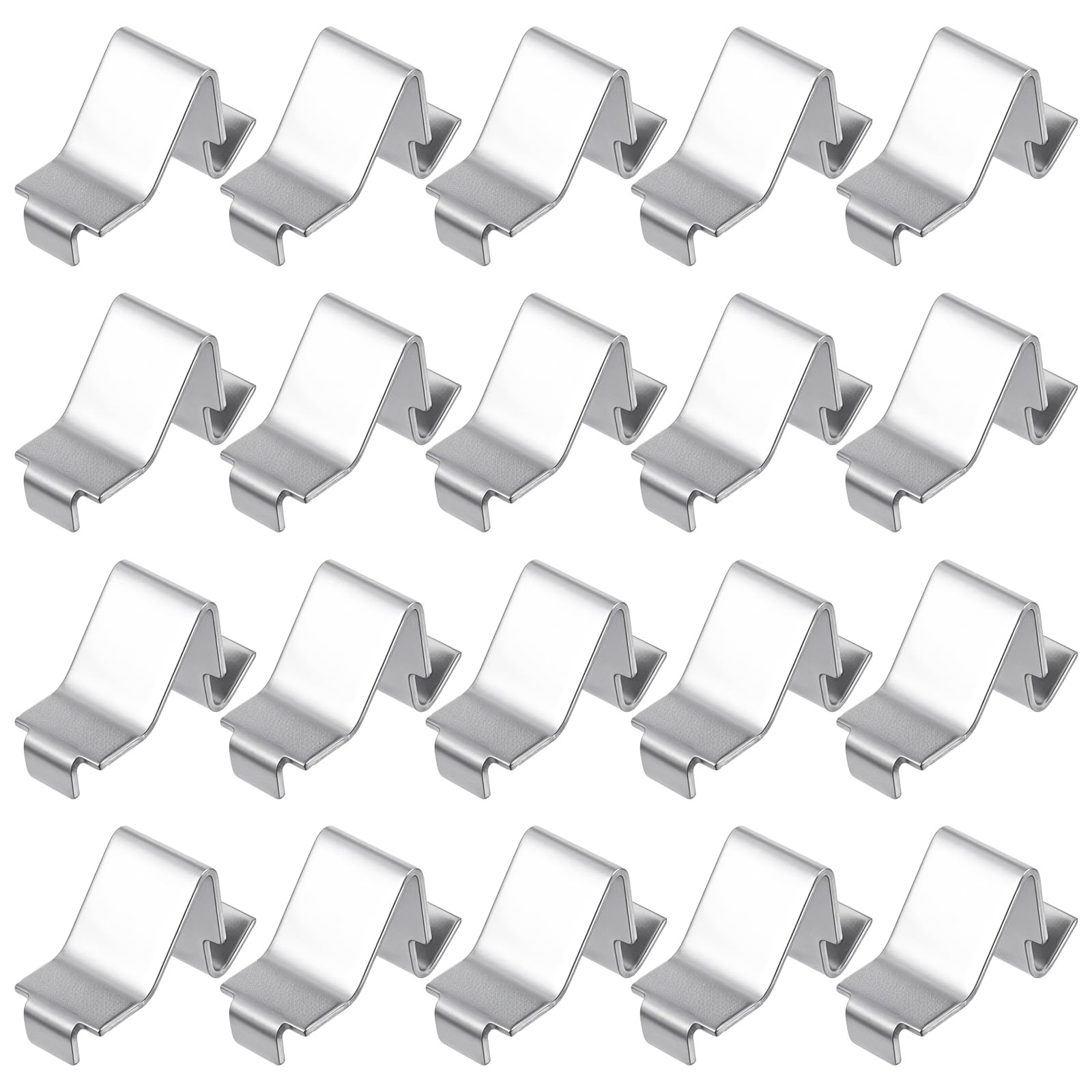 20 Pcs Heavy Duty Metal Shelving Brackets Clips Cabinet Shelf Clips Adjustable