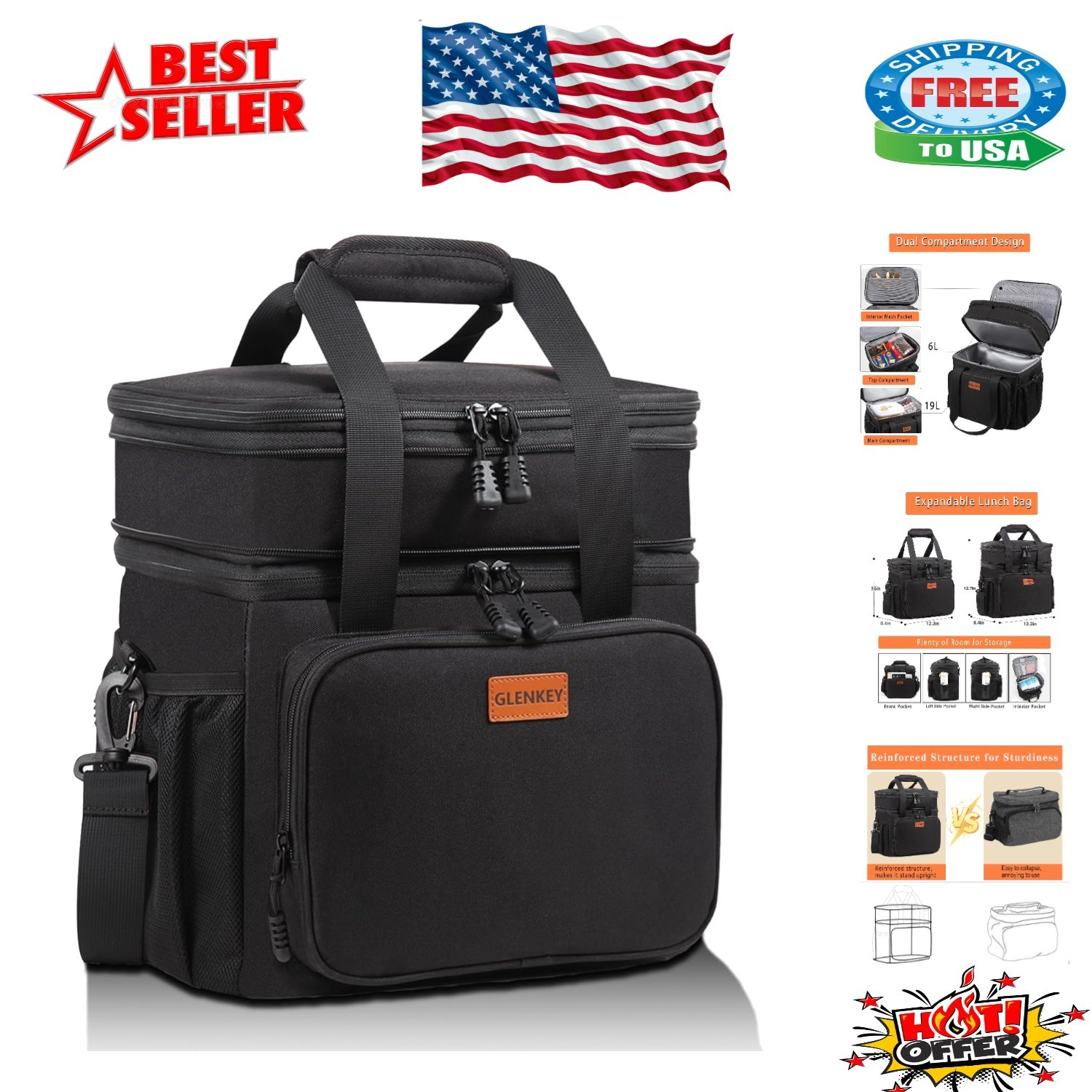 With Adjustable Strap For Work & Adventures