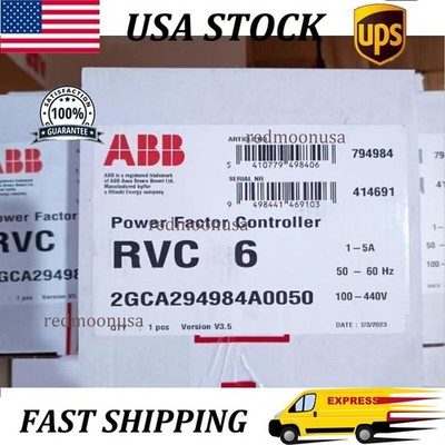 1PCS New ABB RVC-6 RVC6-1/5A Power Factor Controller In Box Brand