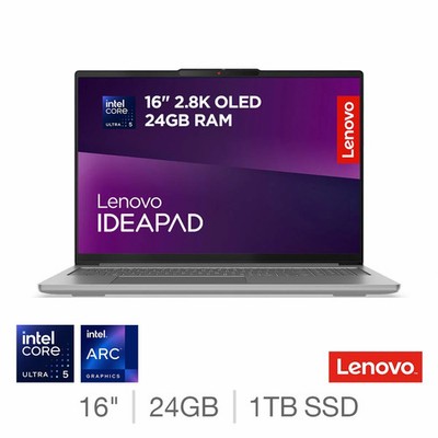 Lenovo IdeaPad Pro 5 16'' 120Hz OLED Laptop - Intel Core Ultra 5 24GB RAM 1TB SSD