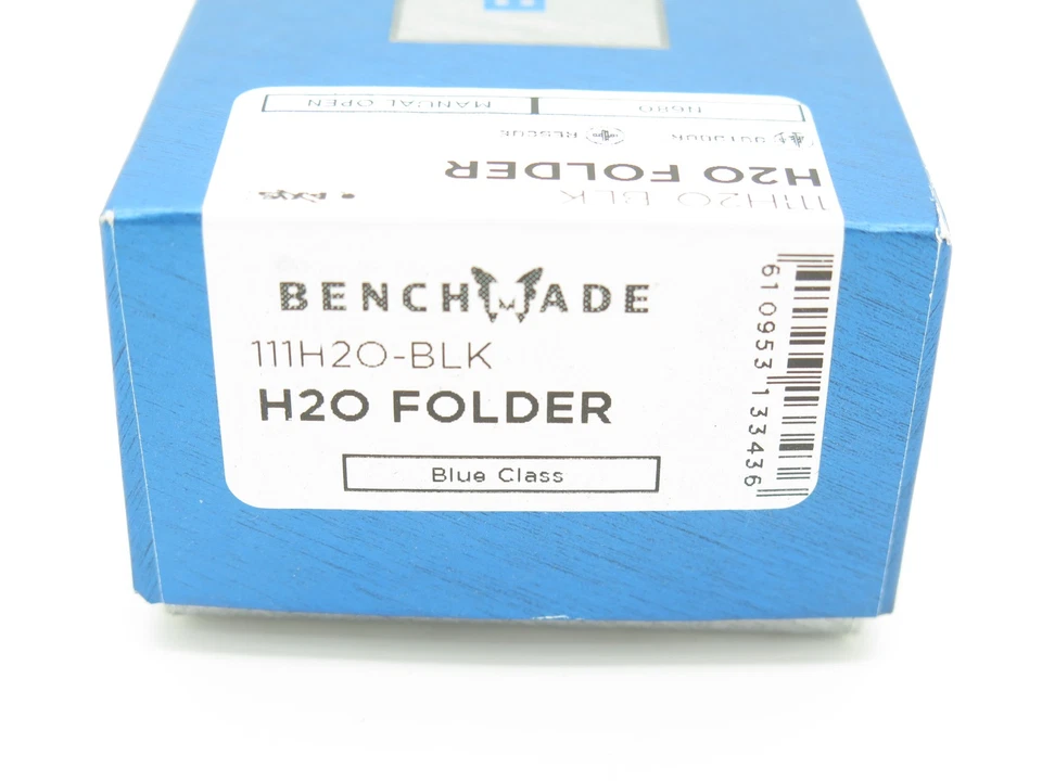 Caja vacía solo para navaja de bolsillo plegable Benchmade USA 111 H2O clase azul Foto 4 de 4