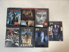 Thriller/Mystery DVD bundle including Hellboy , Predators , The Number 23 & More