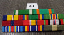 USMC 11 Ribbon Bar - AFGANASTAN Service -made in USA- used BAR # 33