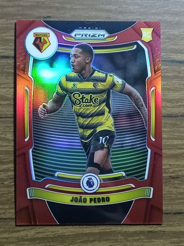 JOAO PEDRO 2021-22 Panini Prizm EPL Red Prizm #/199 RC Rookie