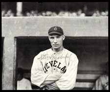 Stan Coveleski Indians Baseball Signed 5 x 6