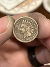 1860 Indian Head 1 Cent Penny Rounded Bust VG Very Good US Coin Worth $20-$35