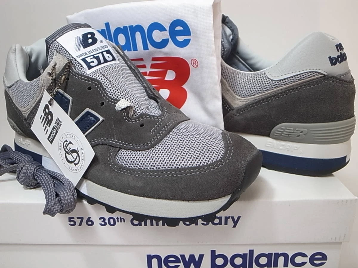 New Balance OM576OGG Colore Grigio 30° Anniversario Made in England Uomo Us7 5