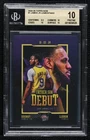 2024 Topps Now Online Exclusive /74453 LeBron James Bronny BGS 10 Rookie RC
