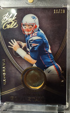 2014 Panini Black Gold Tom Brady Gold Standard 14k Gold /20
