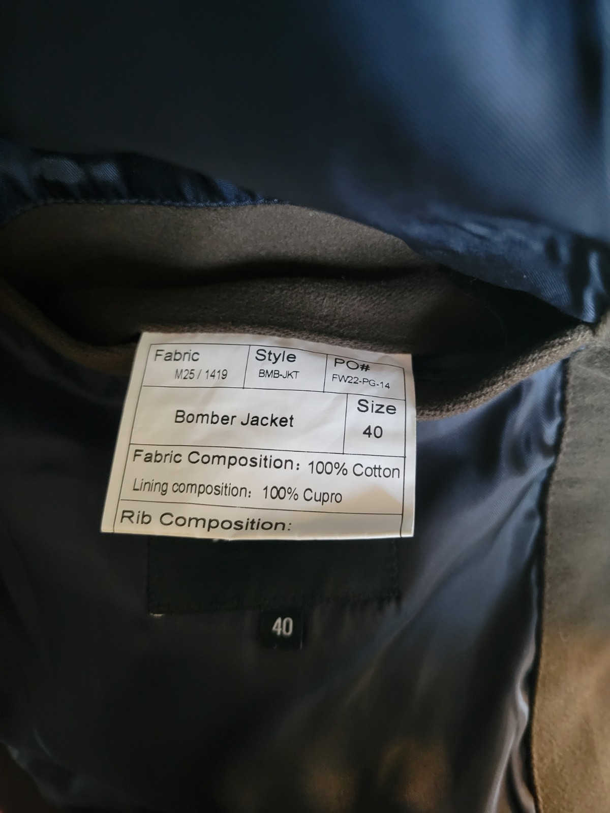 Spier & Mackay Moleskin Bomber Jacket 40 Chocolate Brown Brisbane Moss