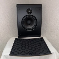 Polk Audio OWM3 Wall and Bookshelf (One) Single Speaker Black - TESTED WORKING