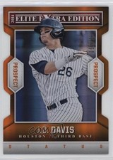 2014 Elite Extra Edition Prospects Status Orange Die-Cut 5/10 JD Davis #16 1ek2