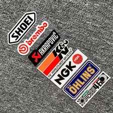 Reflective Motorcycle Sponsor Sticker Decal Waterproof For Helmet Moto Car Decor