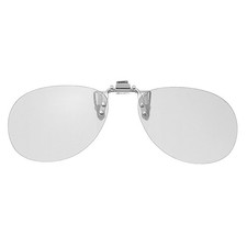 1Pcs Polarized Clip-on 3D Glasses, Circular 3D Glass Frame for RealD Movies