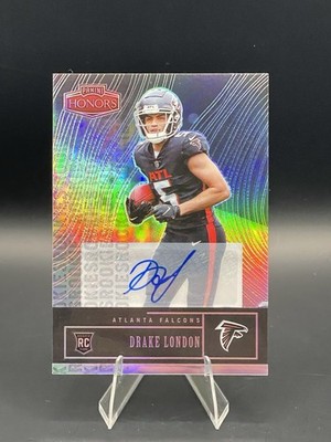 2022 Panini Honors - Rookies Drake London #38 Signatures /49 (AU, RC)