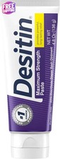 Desitin Maximum Strength Diaper Rash Cream 4.8 oz 40 Zinc Oxide Hypoallergenic