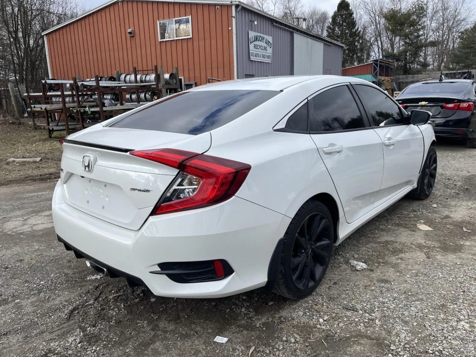 2016-2021 Honda Civic Right Passenger Side Rear Door White Foto 3 de 4