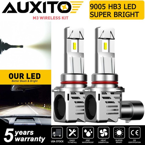 24000LM Car Xenon White 9005 LED Headlight Lamps High Beam Bulb 200W HB3 Kit AP1 - Picture 1 of 8