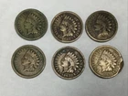1860’s Copper Nickel Indian Cent lot of pieces