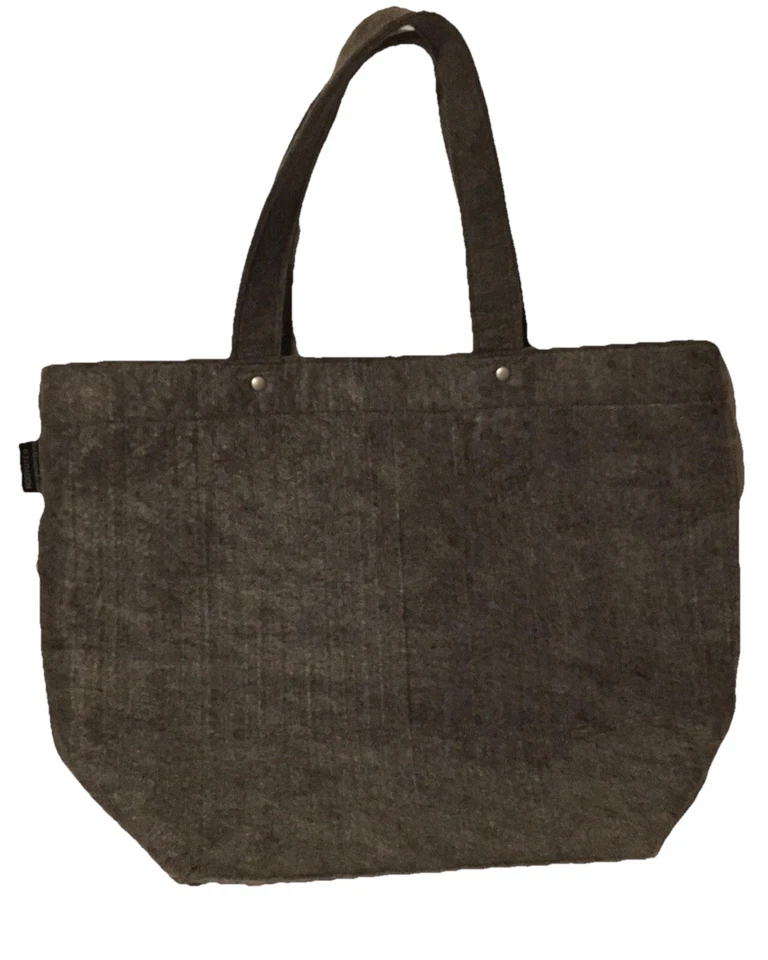 Rootote Gray With Seagull Paper Airplane Tote Shopper Bag MCM Style Grey - Image 2 of 4