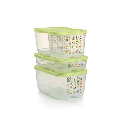 Original Tupperware Fridgesmart Containers 4 Pc Set NEW Produce