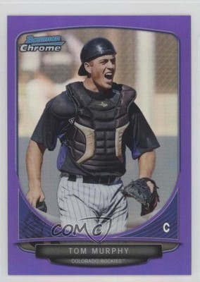 2013 Bowman Chrome Prospects Purple Refractor 183/199 Tom Murphy #BCP201 8k4